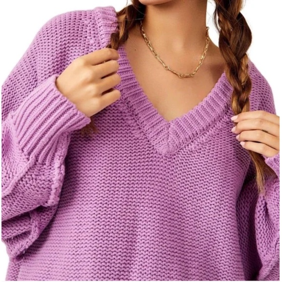 Free People Alli V-Neck Sweater - Picture 3 of 13